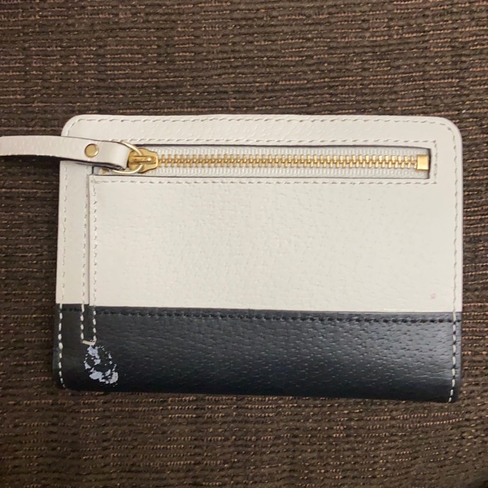 Kate Spade New York Medium Snap Wallet Black/White - Picture 6 of 6